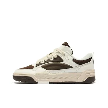 Erke Basi 2.0 Anti Slip Wear Resistant Low Top Skateboard Shoes Men's Microcrystal White