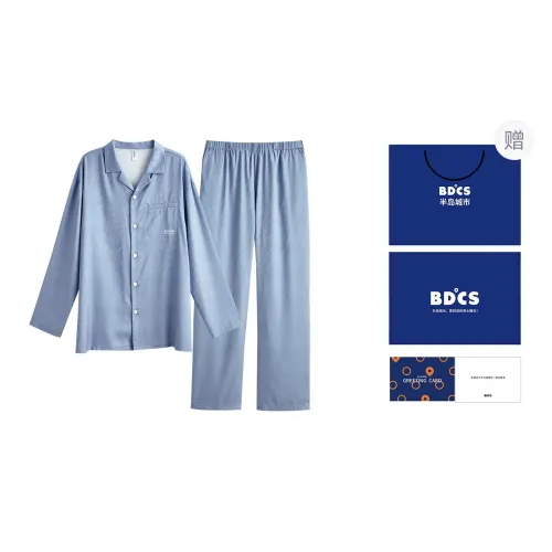 Peninsula City Pajama Set Men's Blue Gift Box Set