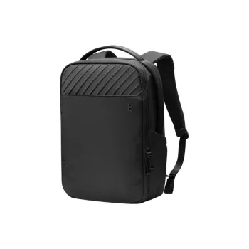 Tomtoc Nylon Fabric Backpack Medium Size Men's Order Black/Tranquil White