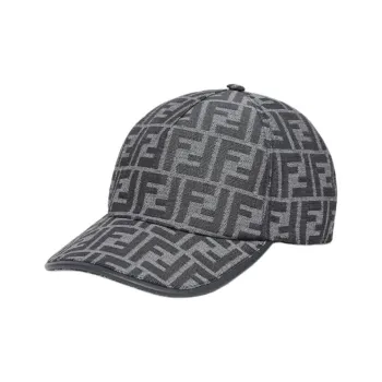 FENDI Ff Jacquard Curved Peak Baseball Cap