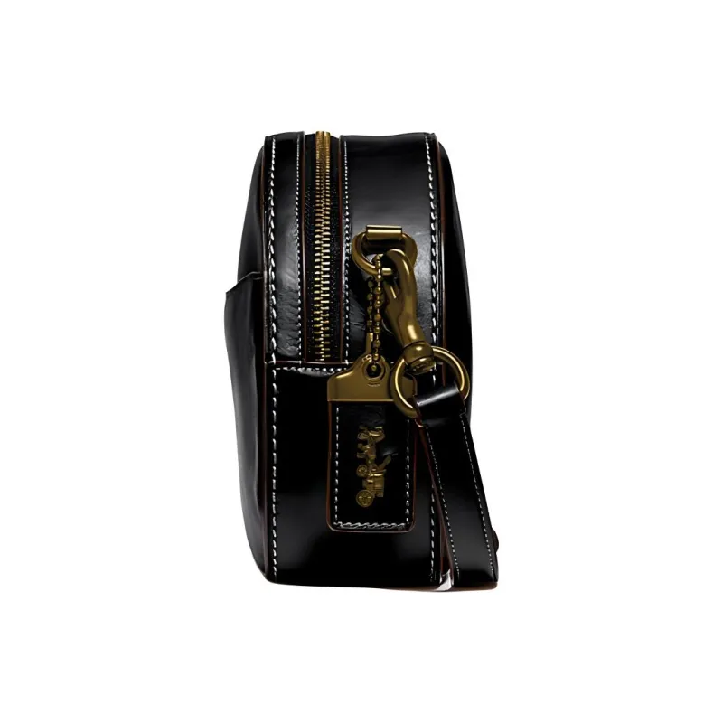 COACH Canteen Leather Shoulder Bag, Crossbody Bag Women's Black-1