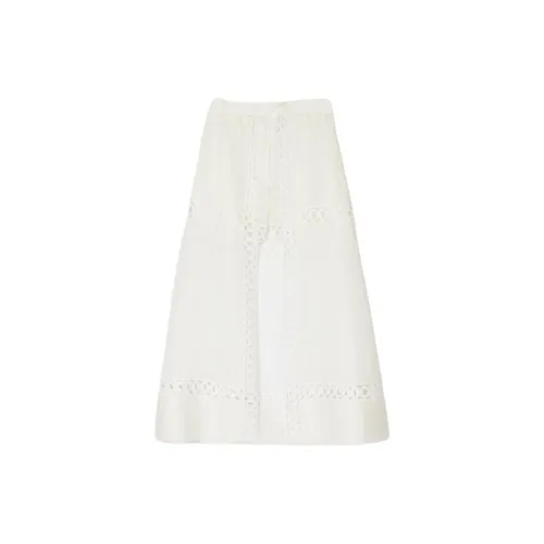 Sandro Casual Long Skirts Women's White