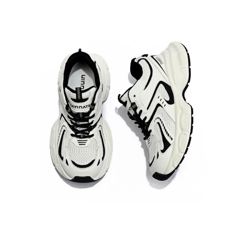 Uinnate Breathable Low-Top Chunky Sneakers Women's Purple-7