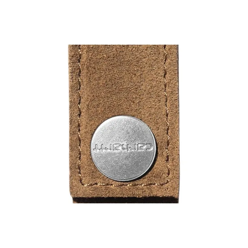 Carhartt WIP Cow Leather Keychains Unisex Brown-2