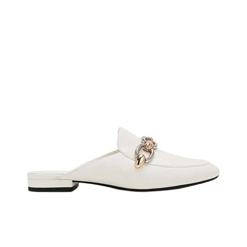 STELLA LUNA Slip-Resistant Wrap-toe Slippers Women's White-1