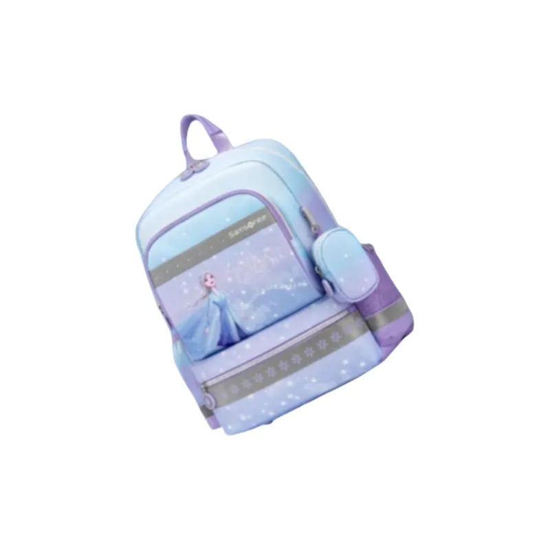 SAMSONITE Fabric Backpack Medium Size Kids' Light Blue-2