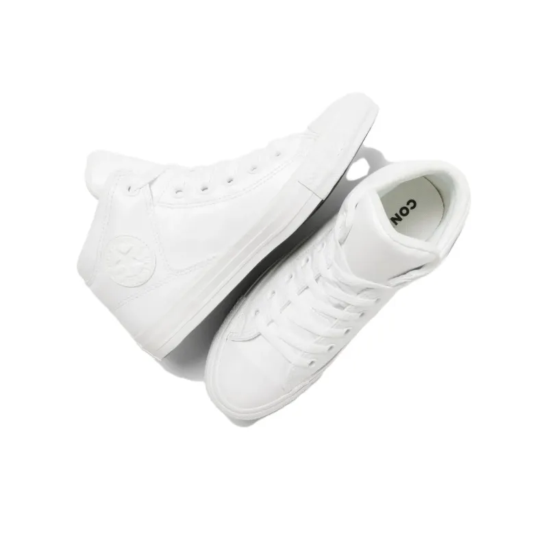Converse Chuck Taylor All Star Slip Resistant Mid Top Canvas Shoes Unisex White-3