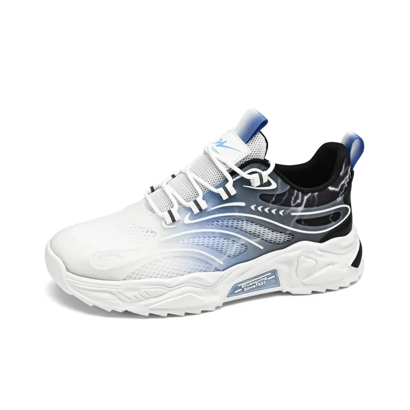 Binary Low Top Casual Shoes Men's Sky Blue-1