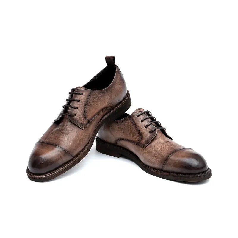 ASTON M.JAZZ Dress Shoes Men Low Top Black, Brown, Gray-11