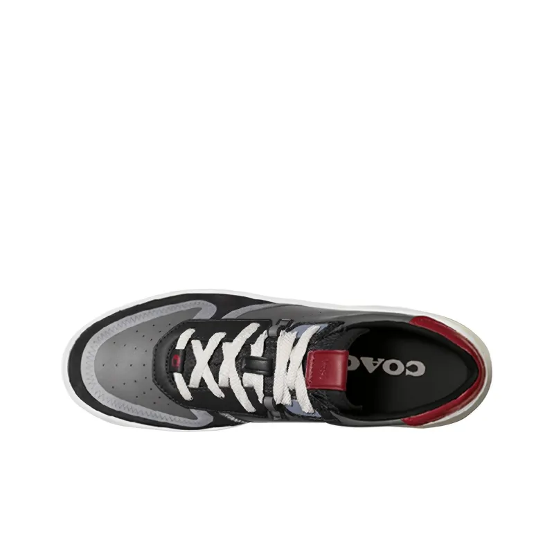 COACH CitySole Citysole Court Stylish Skateboarding Shoes Men's Black Gray-3