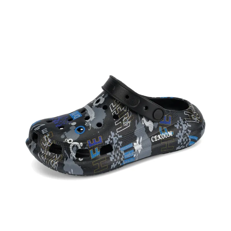 CEKOOM Clogs Unisex Beige Smile-10