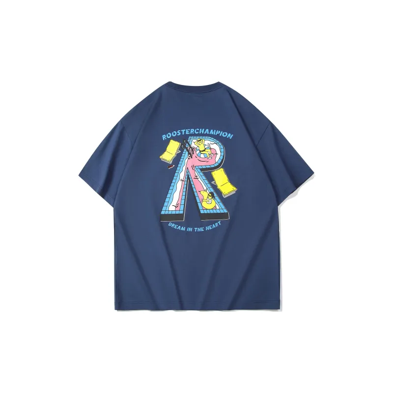 FFOMKE T Shirt Unisex Dark Blue-1
