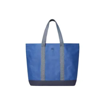UNIQLO Cotton Tote Bag Shopping Bag Shoulder Bag Handbag Regular Unisex Blue