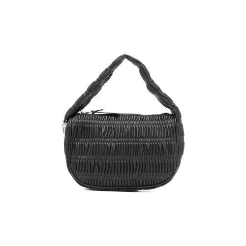 MARC JACOBS PU Polyurethane Shoulder Bag Women's Black