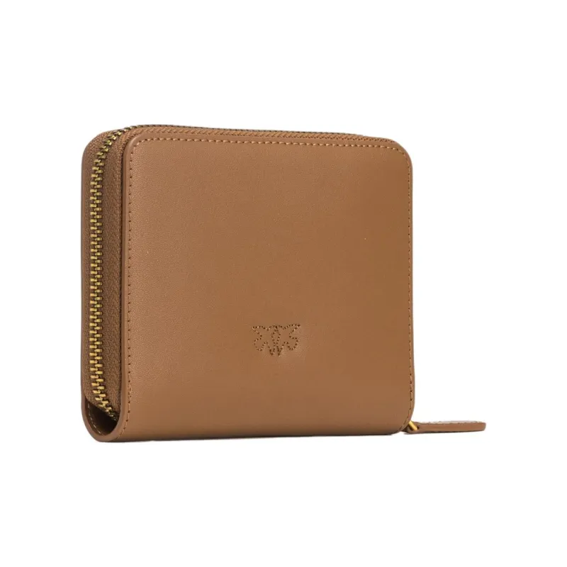PINKO Taylor Leather Wallet Women's Brown-2