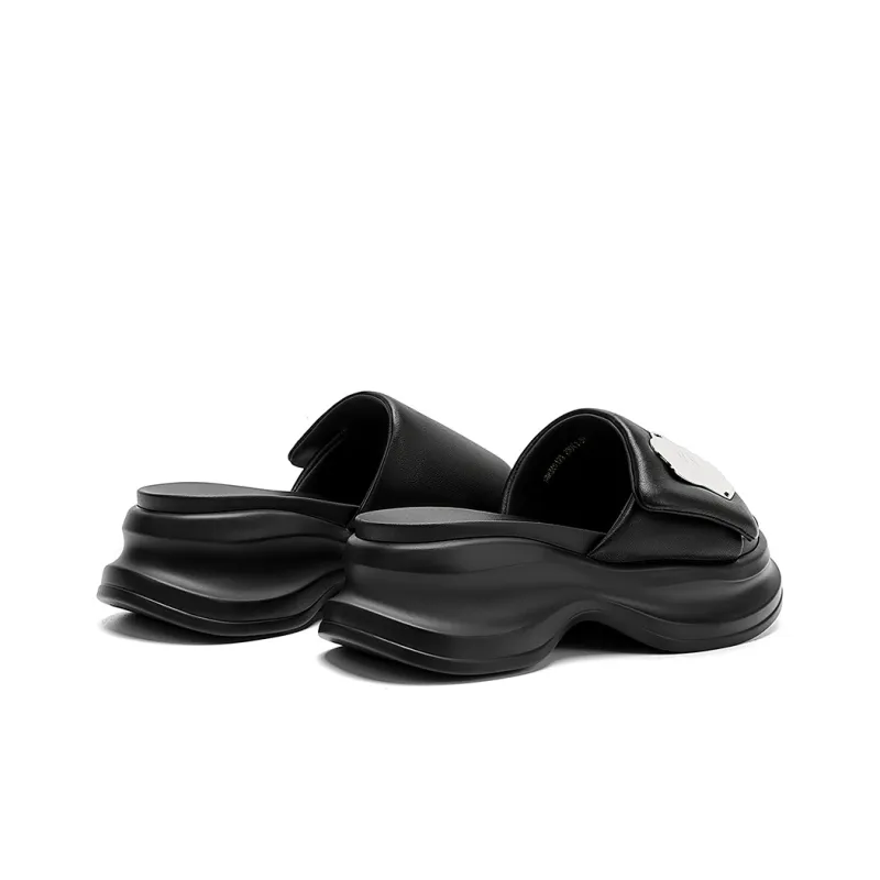 HARSON Metal Quick Dry Slide Slippers Women's-9
