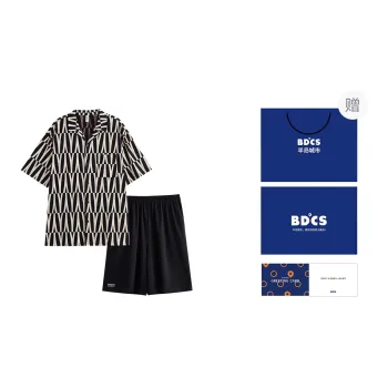 Peninsula City Pajama Set Men's Black