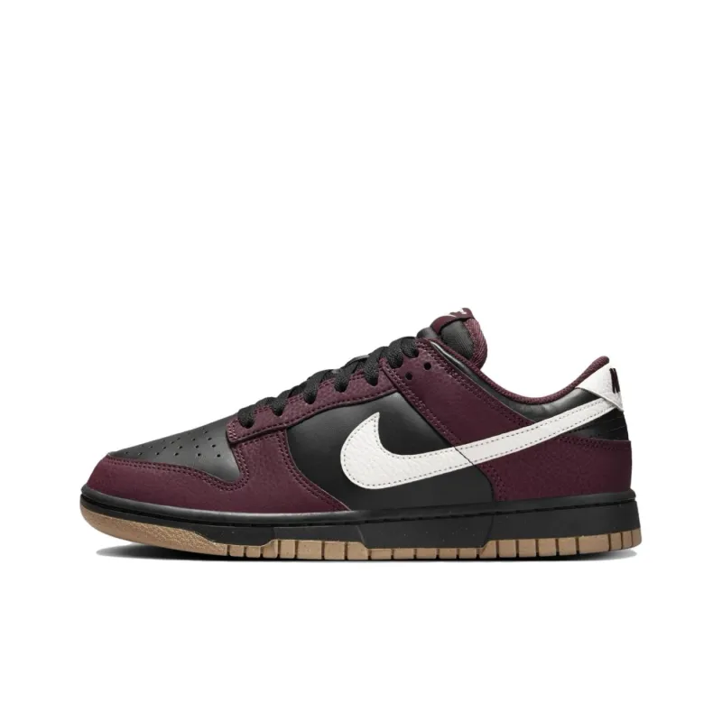 Nike Dunk Low Next Nature Burgundy Crush Black Women's-0