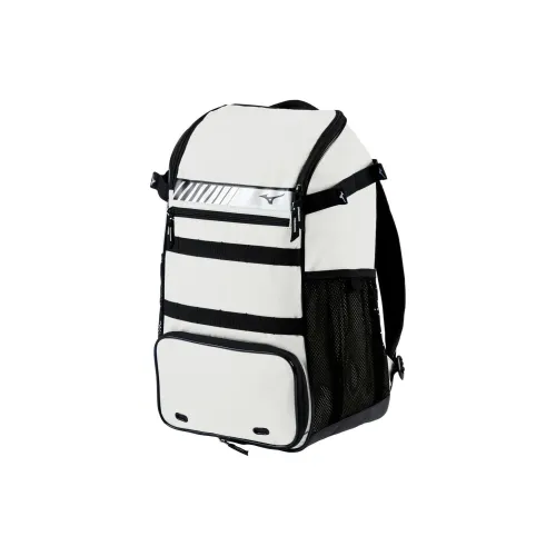 Mizuno Polyester Backpack Unisex White