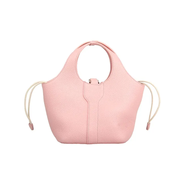 YOCAMU Top Grain Cow Leather One Shoulder Handbags Regular Women's Dove Gray/Ecru-13