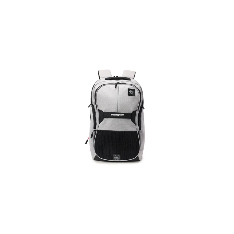 HEDGREN Polyester Backpack Large Size Men's Black/White-4