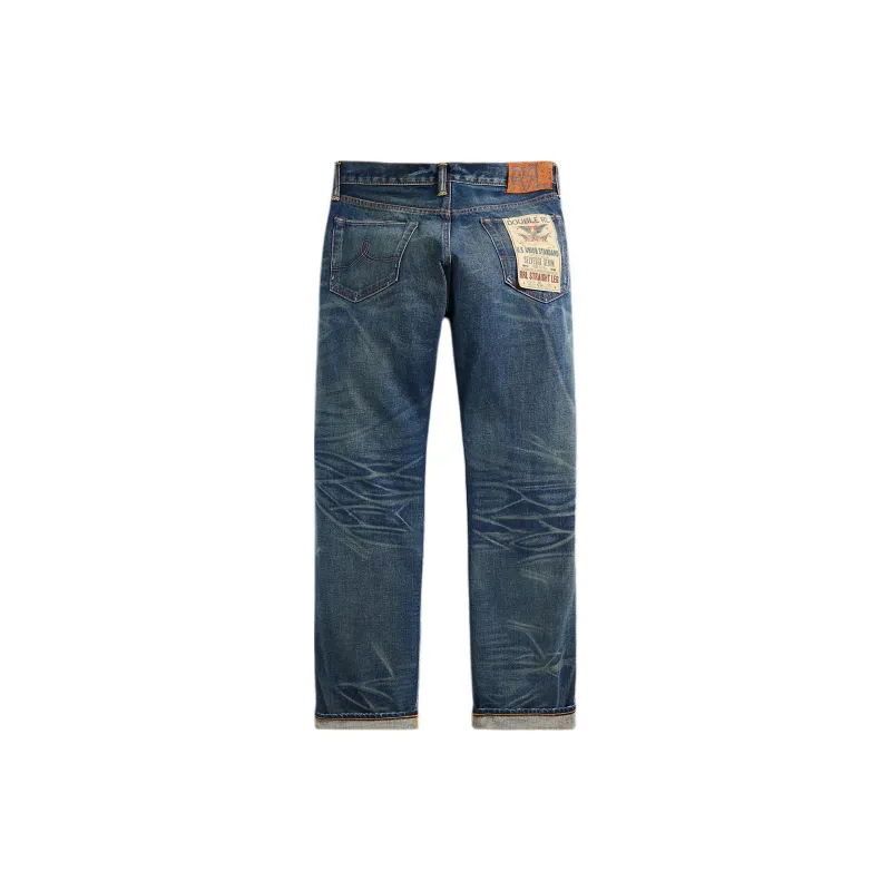 Polo Ralph Lauren Straight Fit Hawley Selvedge Jeans Jeans Men's Blue-1