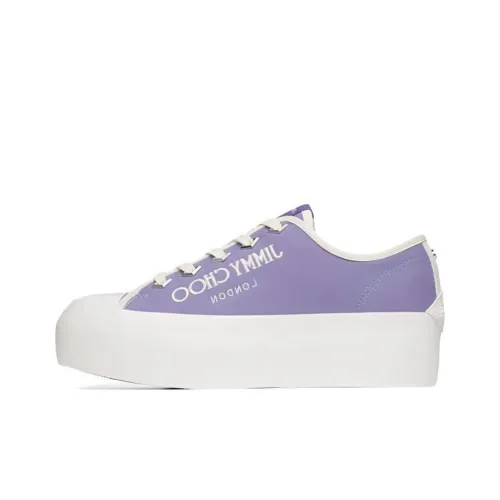 Jimmy Choo Canvas Shoes Women's Low-Top Purple