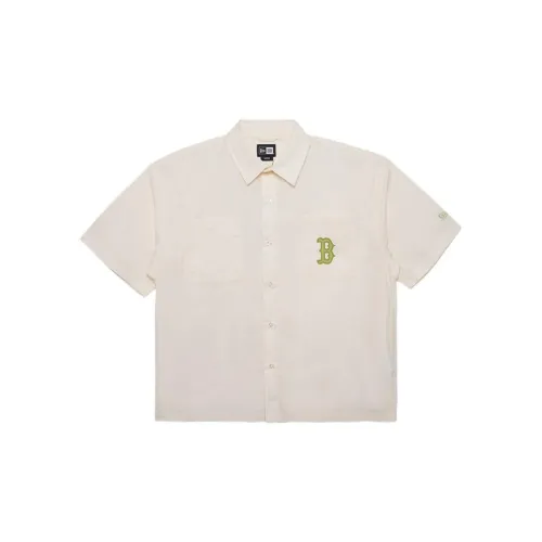 New Era Shirts Unisex Ivory White