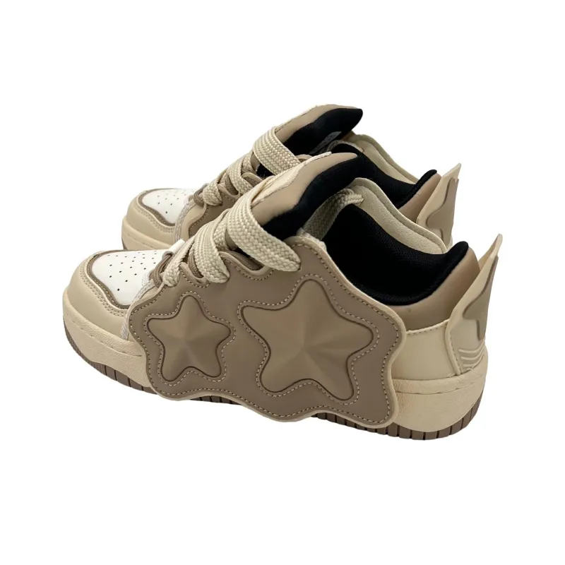 OHJC Slip-Resistant Cushioning Wear-Resistant Lightweight Breathable Low-Top Skateboard Shoes Unisex-24