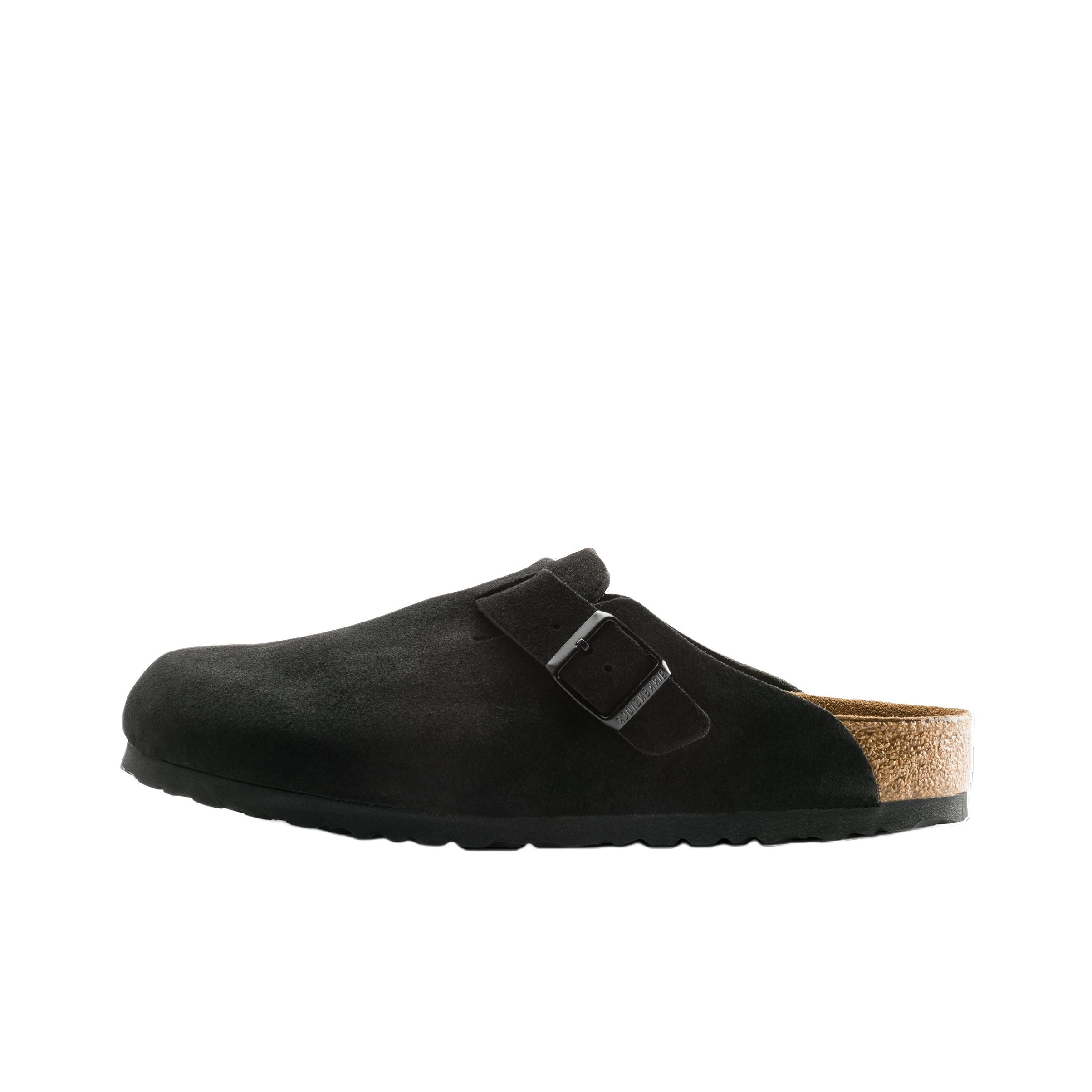 靴 BIRKENSTOCK Boston 42 Black Boston Soft Footbed Suede Leather Black | BIRKENSTOCK