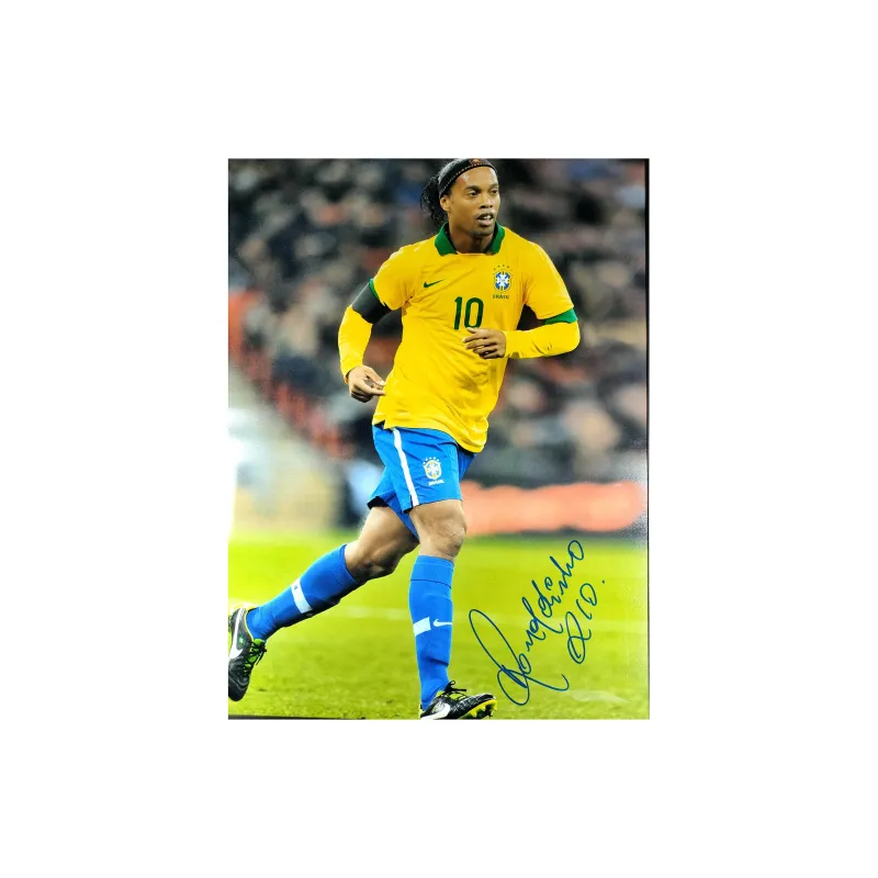 Huayitaojin Brazil National Team Photo With Beckett BAS Authenticity Certificate Framed 51x41cm Men's Treasured Classic-2