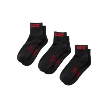 Levi’s Mid-Calf Socks Men's 3 Pack Black