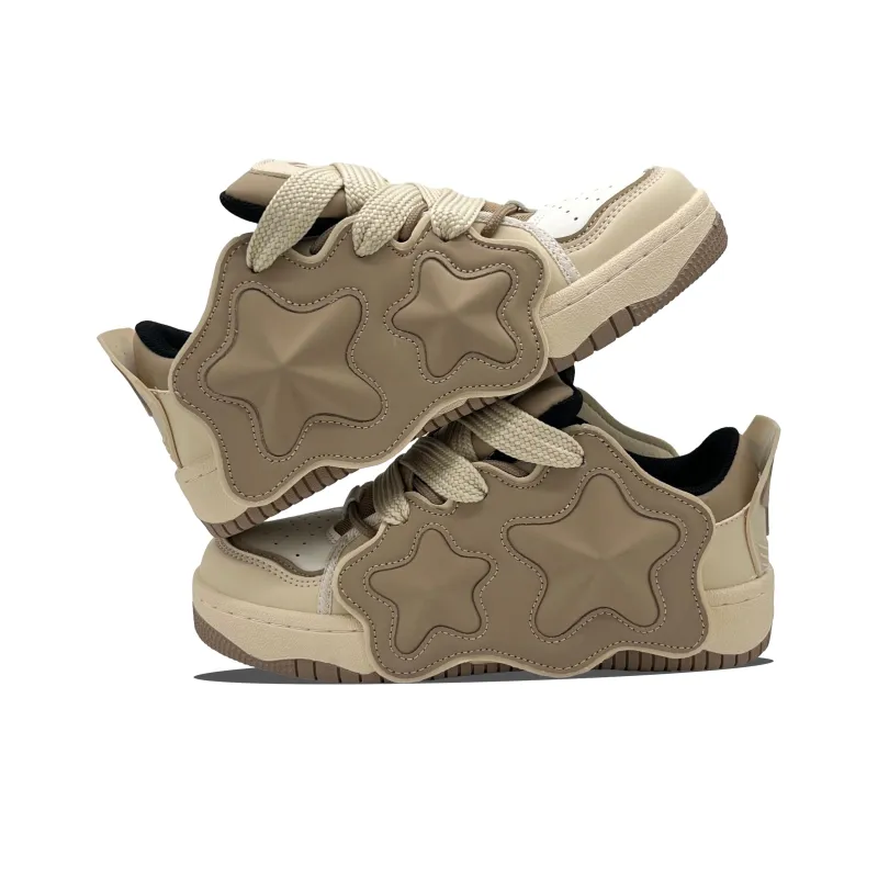 OHJC Slip-Resistant Cushioning Wear-Resistant Lightweight Breathable Low-Top Skateboard Shoes Unisex-26