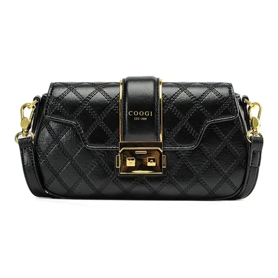 COOGI PU Shoulder Bag Crossbody Bag Regular Women's Black/White-1