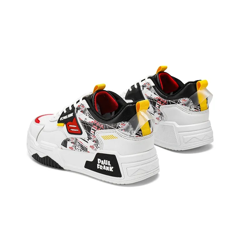 PAUL FRANK Slip-Resistant High-Top Skateboard Shoes Men's-35