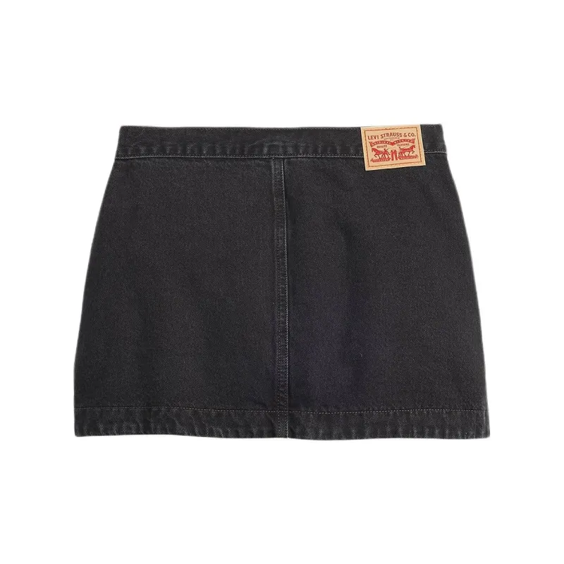 Levi’s Denim Short Skirts Women's Black-1