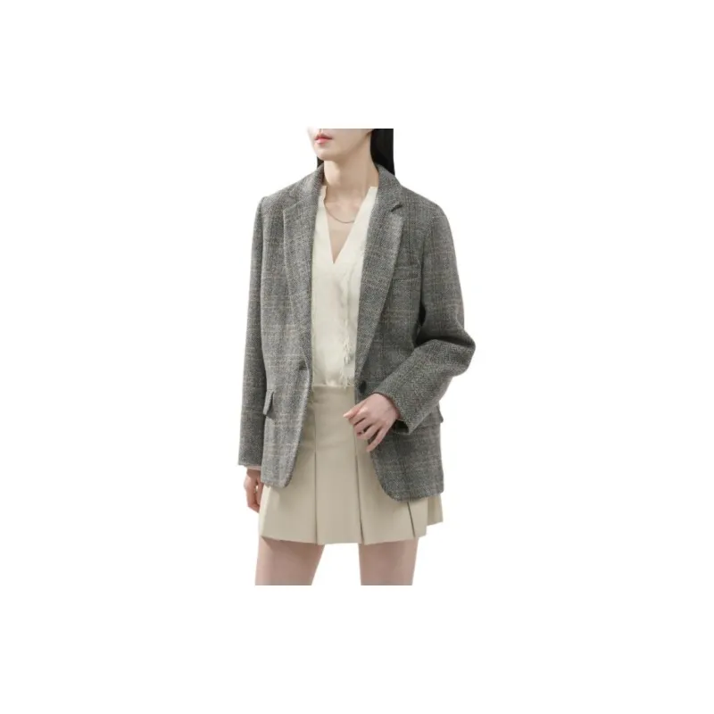ISABEL MARANT ETOILE Business Suits Coats Women's Gray-1