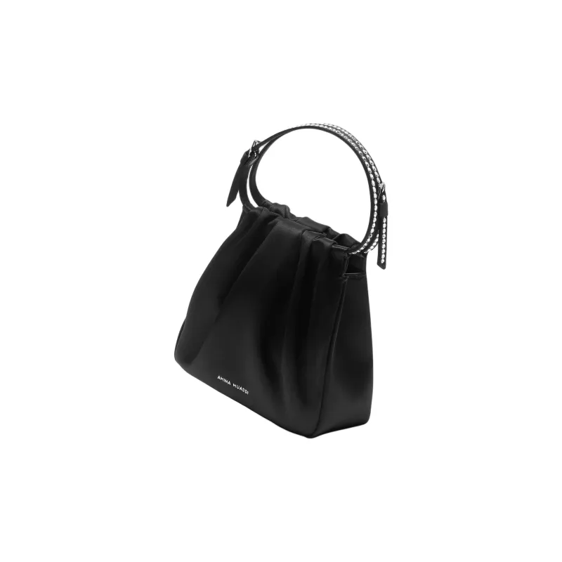AMINA MUADDI Vittoria Crystal Satin Tote Bag-1