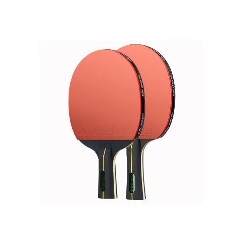 DOUBLEFISH Ping Pong Paddles Unisex All Wood Professional [One Long Handle One Short Handle]