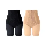 [Gauze Strong Tummy-Tucking 2 Pack]Black+Skin