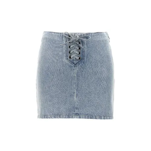 Rotate Casual Short Skirts Women's Blue