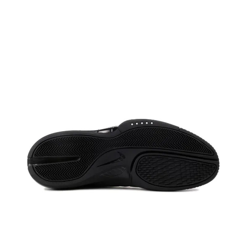Nike 2K4 AIR ZOOM HUARACHE Durable Breathable Mid-Top Basketball Shoes Men's Black-3