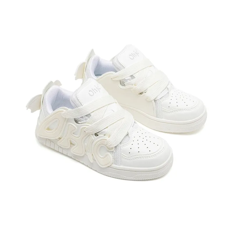 OHJC Slip Resistant Cushioning Abrasion Resistant Lightweight Breathable Low Top Skateboard Shoes Unisex-10