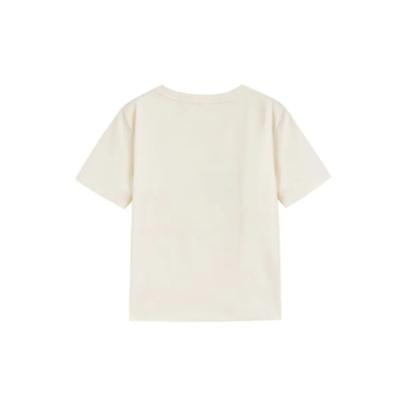 ZIHAN T Shirt Women's Beige Gold-1