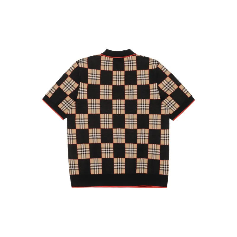 Burberry Polo Shirt Women's Black-1
