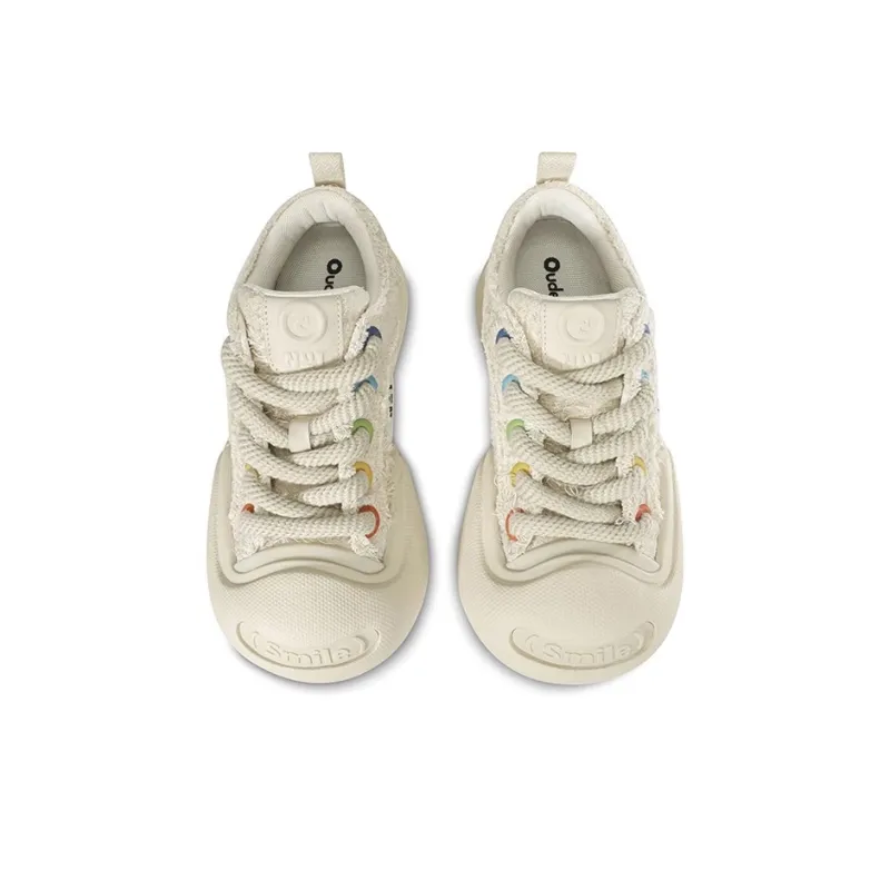 Ouder x Nam Po Wan Mid Top Skateboard Shoes Unisex Ecru-1