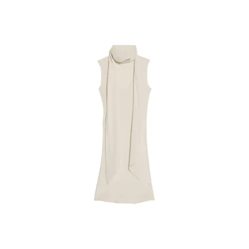 Helmut Lang Sleeveless Dresses Women's Oatmeal