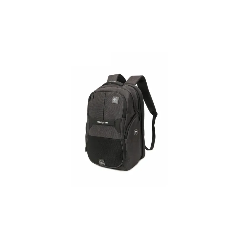 HEDGREN Polyester Backpack Large Size Men's Black/White-1