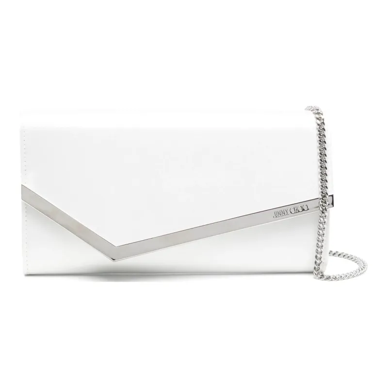 Jimmy Choo Emmie Satin Clutch-0