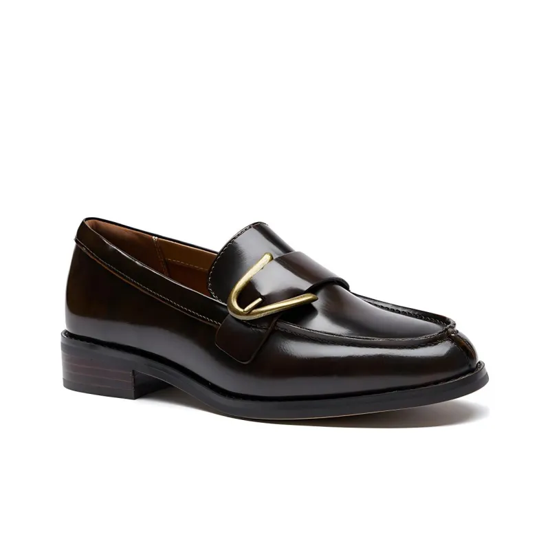 Clarks Loafers 3cm Women's Dark Brown-1